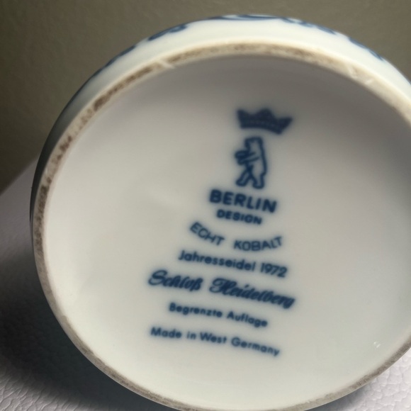 Made in west Germany - Berlin design ECHT KOBALT mug 💙💙💙💙 - Picture 2 of 4